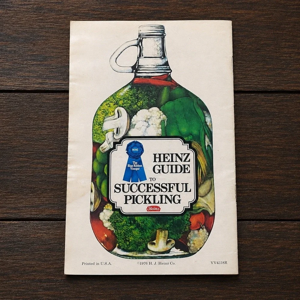 Vintage 1976 Heinz Guide to Successful Pickling Cookbook Recipe Booklet USA VG